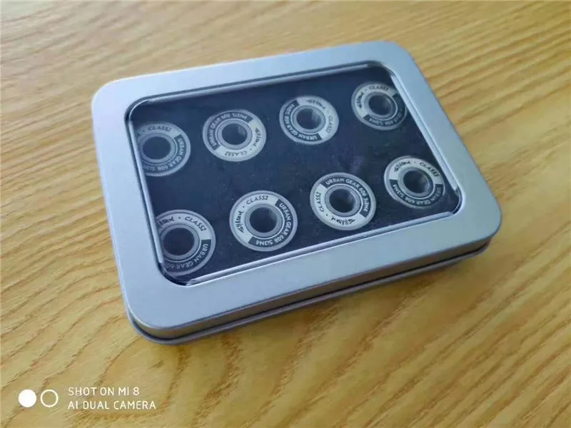 Shark bearing Высокое качество, Профессиональные роликовые коньки Si3N4, черные керамические 608, городские шестерни, Черная Акула, подшипник высокого уровня, 16 шт - Цвет: Shark bearing