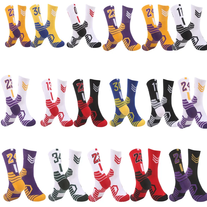 Профессиональные баскетбольные носки спортивные Нескользящие быстросохнущие