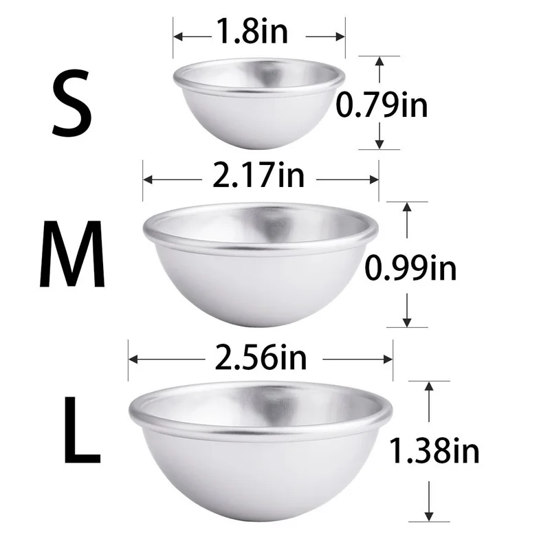 WSFS Горячая 30 шт-набор для банных бомб 15 комплектов 3 размера пресс-форма