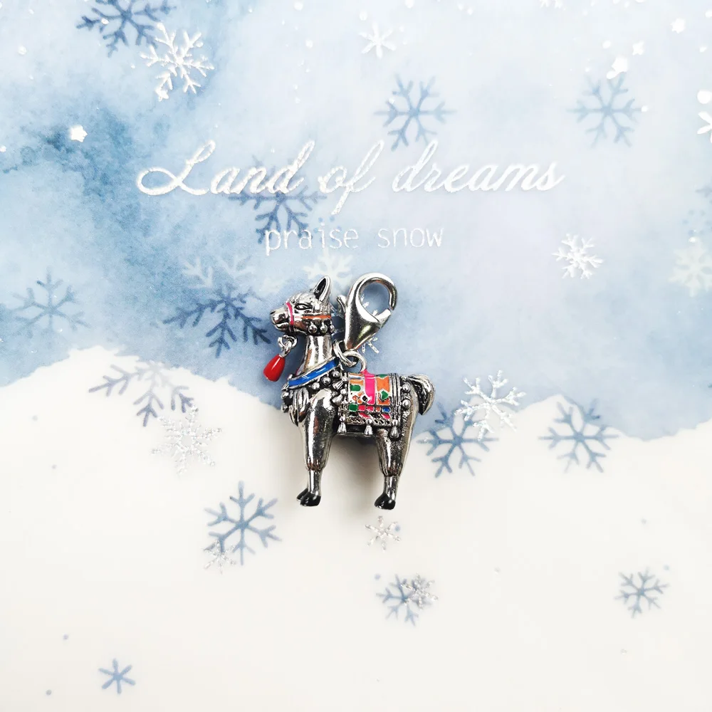 Подвеска Гусь из альпаки ламы Подвески Кролик коровьего серебра 2019 пробы