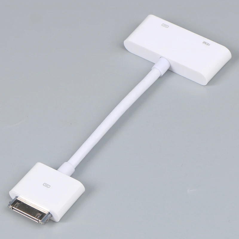 

30-Pin to HDMI Video Adapter For iPod i Pad 2 3 iPhone 4 4s 2g 3gsTouch HDTV