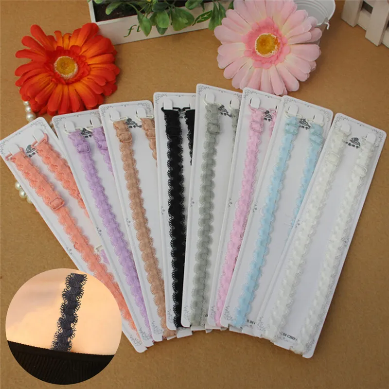 

1 пара, женский бюстгальтер, регулируемый Многоцветный Широкий бюстгальтер, ремни, аксессуары, сексуальные декоративные, 5 цветов, s