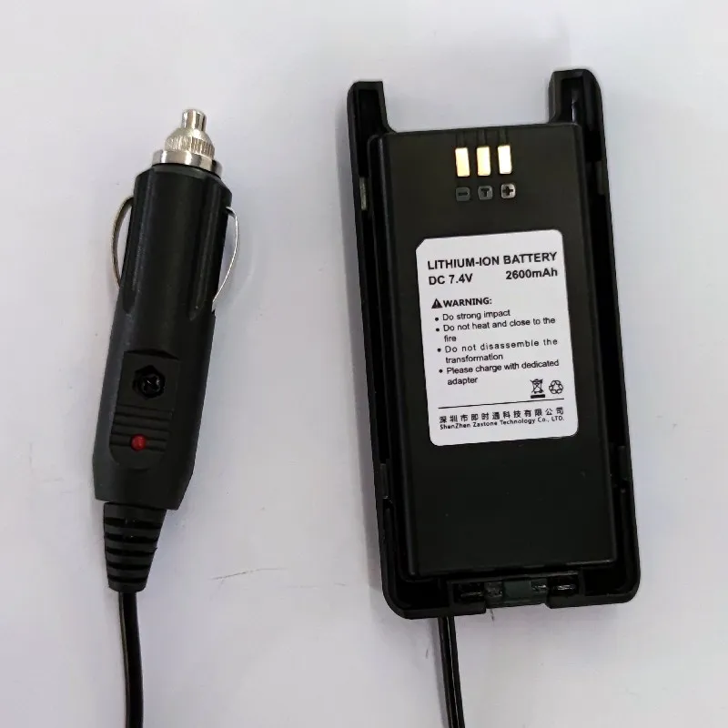 zastone m7 battery adapter car power supply 12v cigarette lighter walkie talkie free global shipping