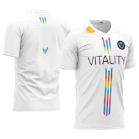 2021 new french bee vitality team uniform summer e sports competition suit shox short sleeved csgo e sports supporter t shirt