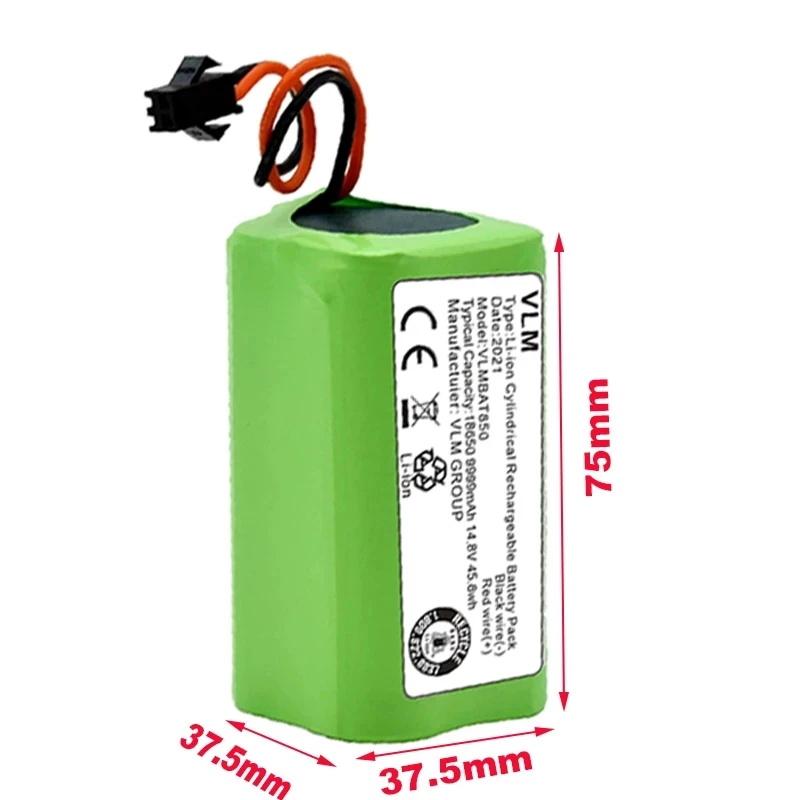 100% новый литий-ионный аккумулятор 14 4 в 9999 мАч для Conga Excellence 990 Ecovacs Deebot N79 N79S DN622 Eufy