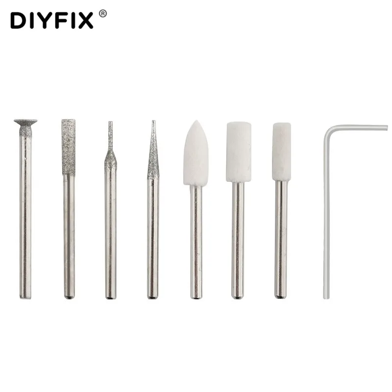 Электрический перезаряжаемый шлифовальный станок DIYFIX ручка для полировки