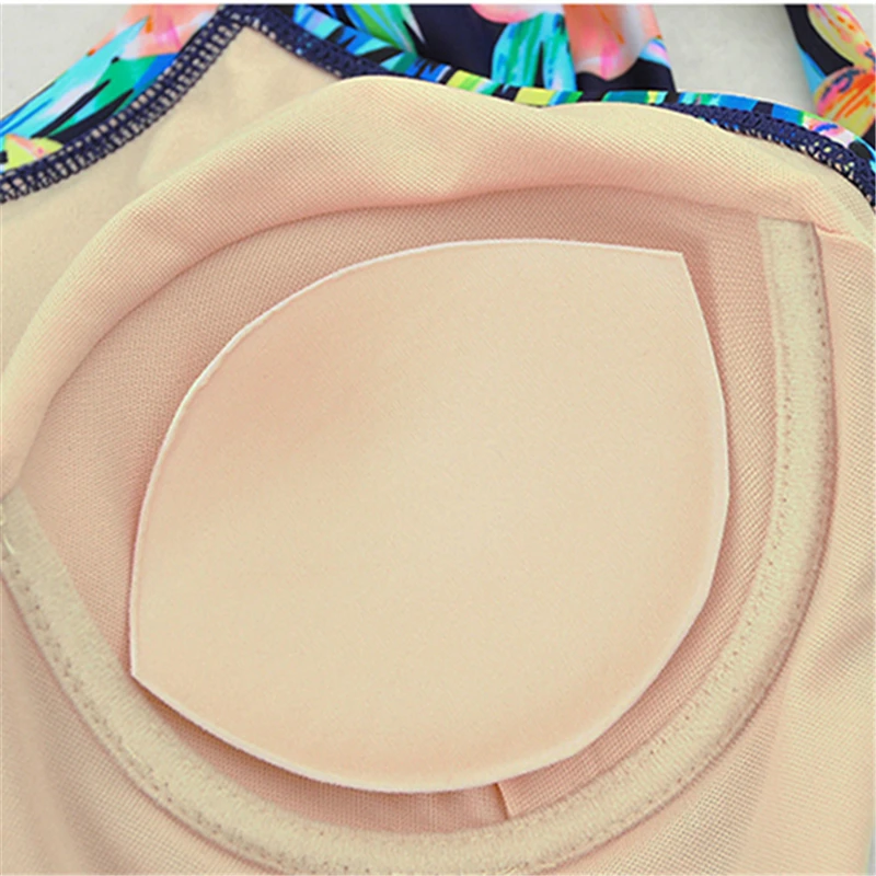 Горячая Высокая шея купальник в винтажном стиле одежда для плавания женщин