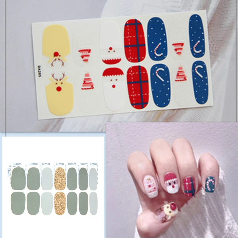 8 сезонов модные бумажные водонепроницаемые наклейки для дизайна ногтей женщин