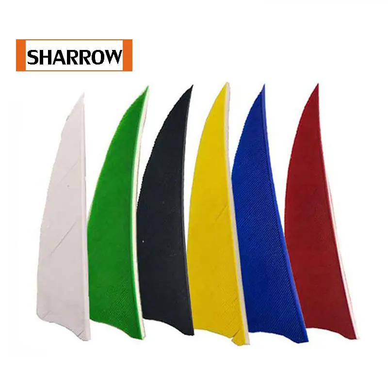 100 шт. 3 дюйма перья индейки щит натуральный лук и стрела аксессуары ручной работы