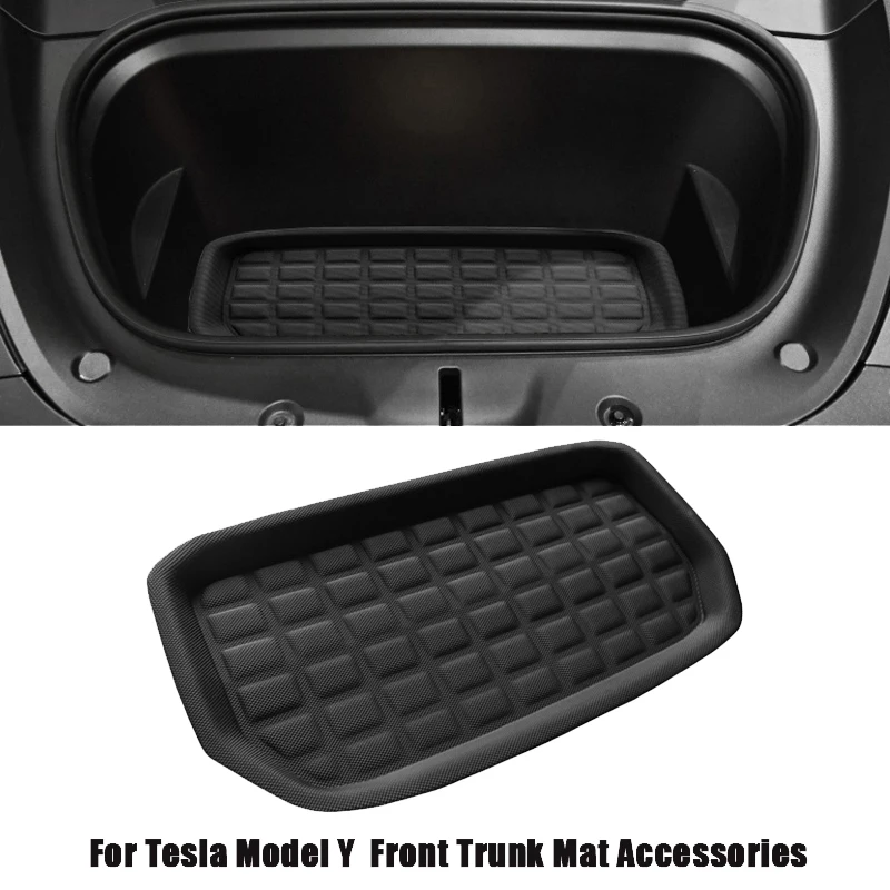 

For Tesla Model Y 2021 Car Front Trunk Storage Mats Cargo Tray Mat Accessories
