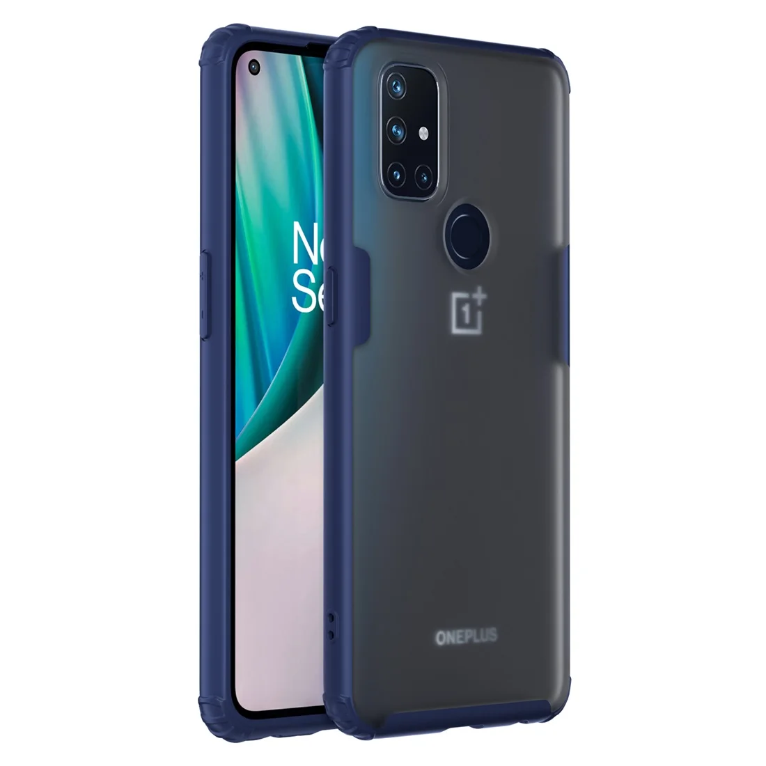

For Oneplus Nord N10 5G Acrylic Case Crystal Back Panel Funda PC+TPU Oneplus Nord N100 Case One Plus Nord Cover Shockproof