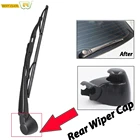 Car Rear Windscreen Windshield Washer Wiper Arm Washer Nut Cover Cap For VW Golf Passat 3BG Caddy Sharan Seat Alhambra