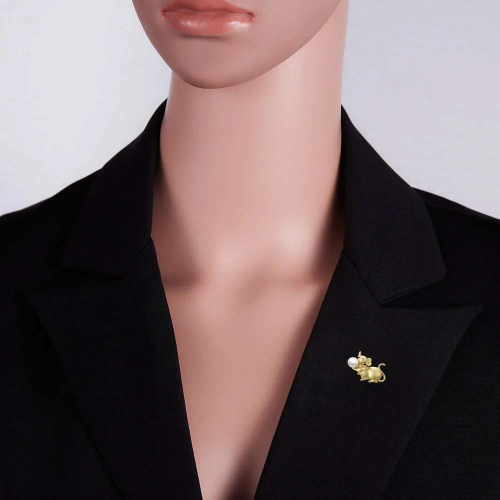 Ринху милый Зодиак животное брошь мультфильм мышь тигр дракон змея лошадь обезьяна, курица собака свинья смешная зодиакальная брошь воротник значок