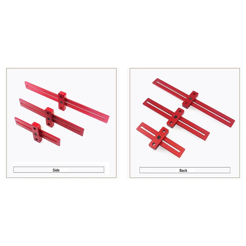 

T-Type Scribing Ruler Scale Metric Measure Scribing Ruler T Shape Woodworking Carpentry Marking Tool