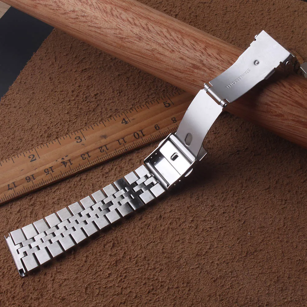 Ремешок из нержавеющей стали для мужских и женских часов безопасный браслет