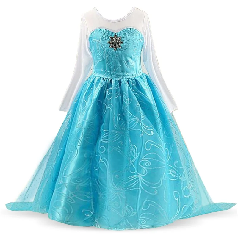Princess Dress Girl Birthday Evening Party Halloween Costume Girls Children Christmas 4 5 6 7 8 9 10 Year | Детская одежда и обувь