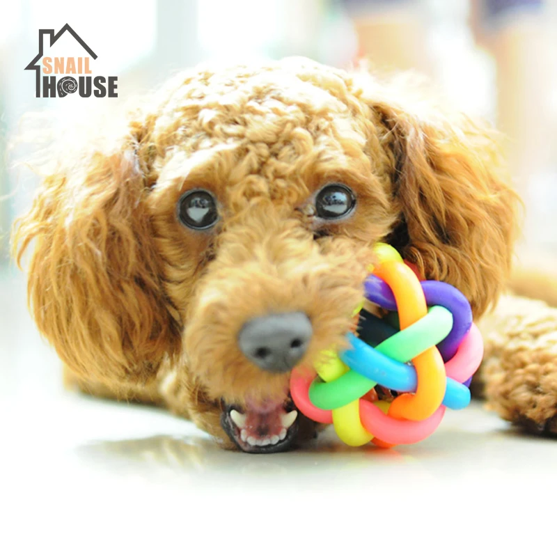 Snailhouse красочная резиновая игрушка с колокольчиком Радужный колокольчик для