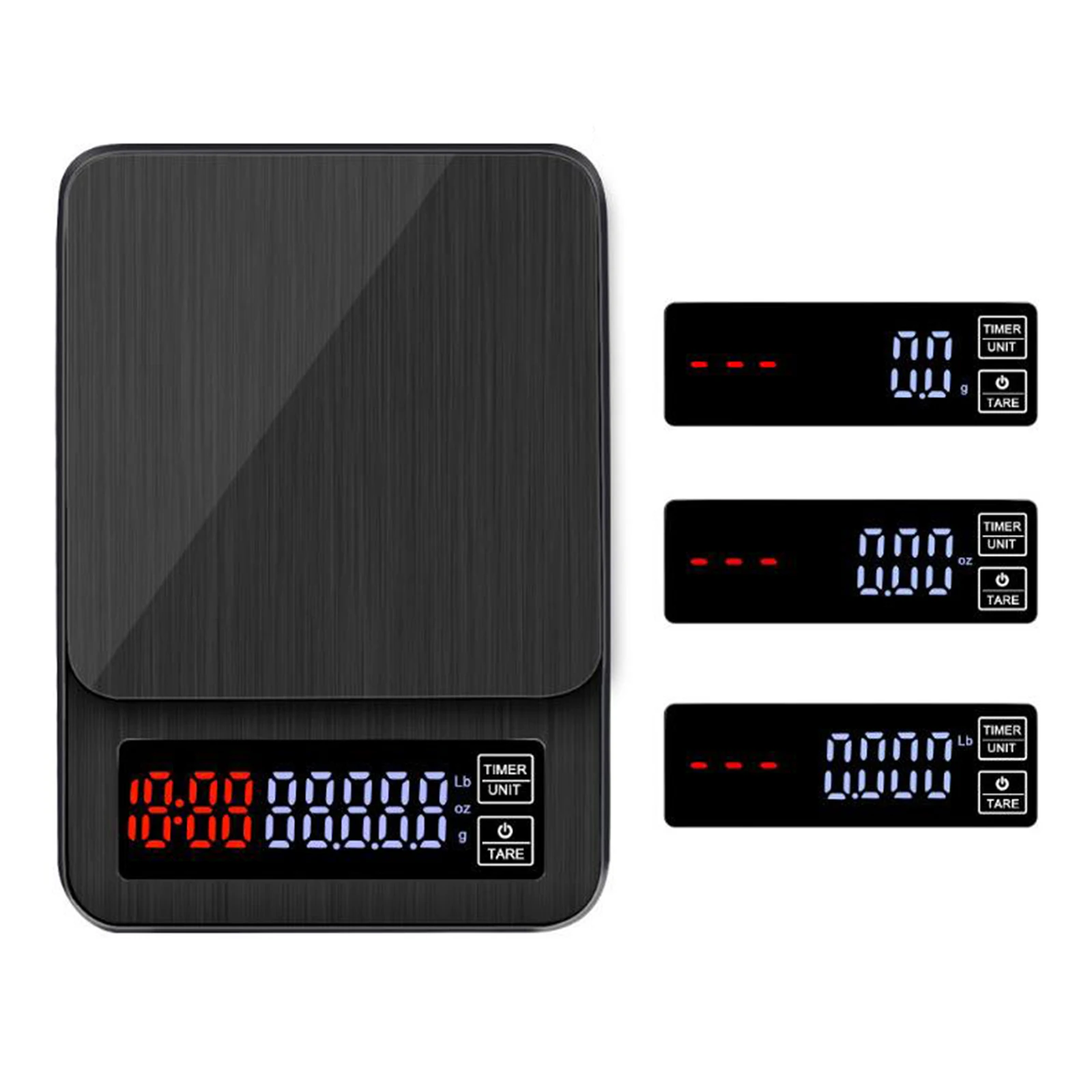 

Pour Over Coffee Scale with Timer LCD Display Digital Food Scale for Baking