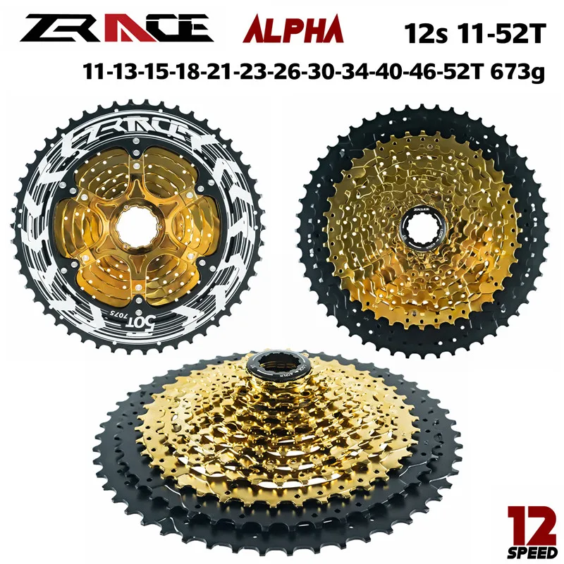 Zracing Alpha 10s 11s 12s светильник вес MTB велосипедные кассеты 46T 50T 52T 12 скоростной