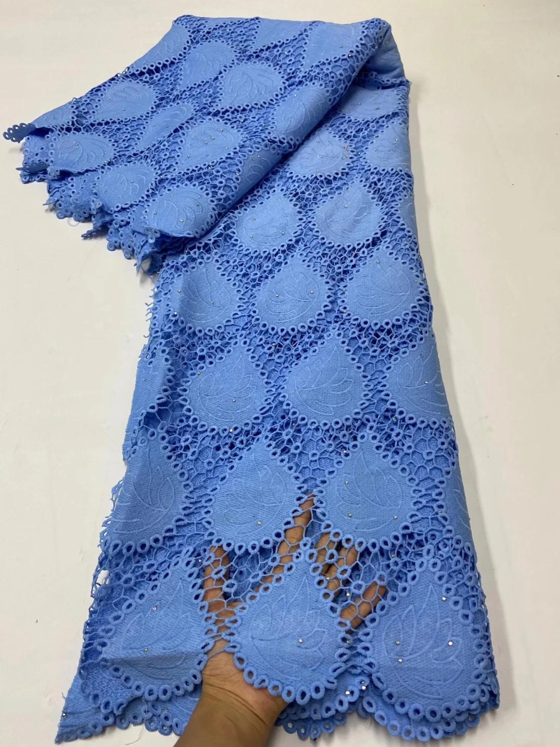 Новое поступление кружевная ткань с камнями в африканском стиле 2020 фототкань