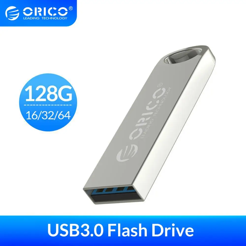 ORICO металлический USB флеш накопитель USB3.0 128 Гб 64 ГБ 32 16 карта памяти Флеш флешка