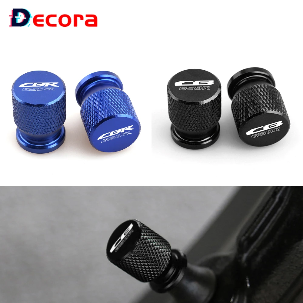 

For Honda CB650R CBR650R Motorcycle CNC Wheel Tire Valve Stem Caps Tyre Air Port Airtight Covers CB/CBR 650R 2018 2019 2020