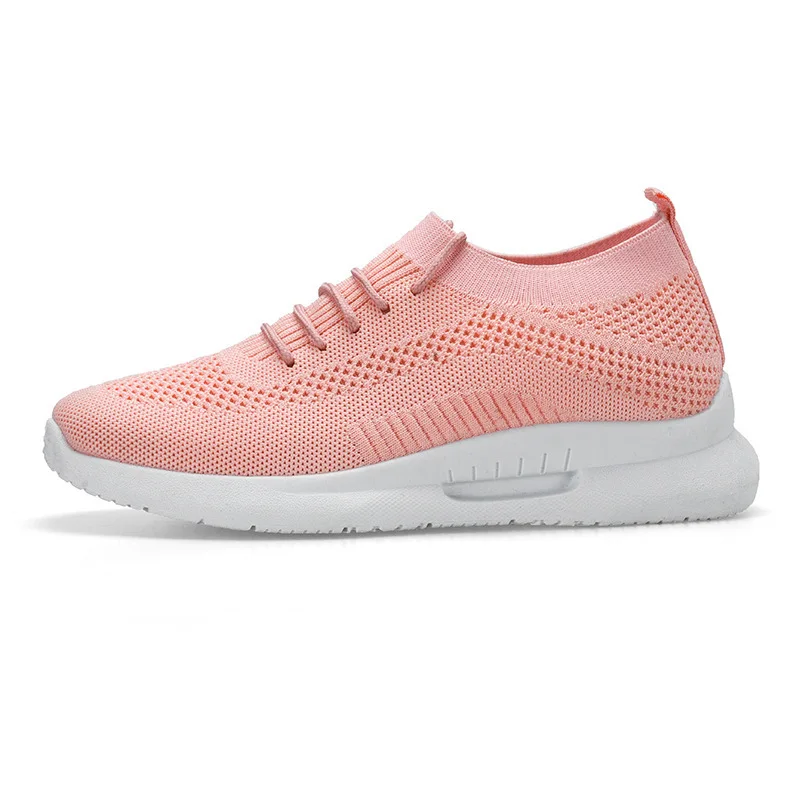

Women Casual Sport Shoes Fashion Men Running Shoes Weave Air Mesh Sneakers Black White Non Slip Footwear Breathable Jogging 40