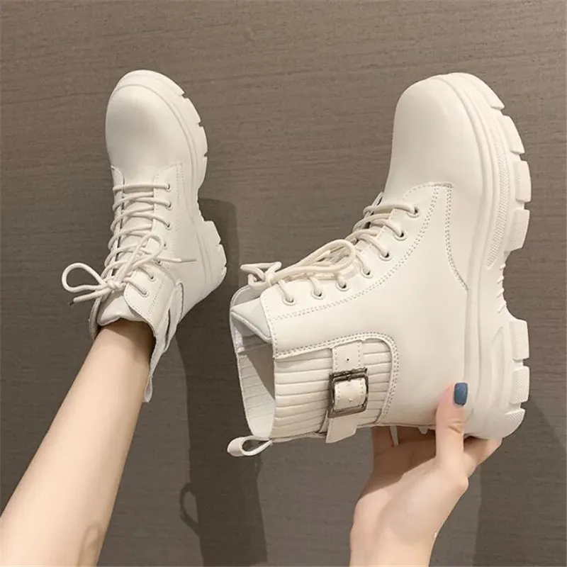 

New soft boots women's shoes Hong Kong style women's boots fashion round PU ankle boots 2021 winter elastic boots comfortable bo