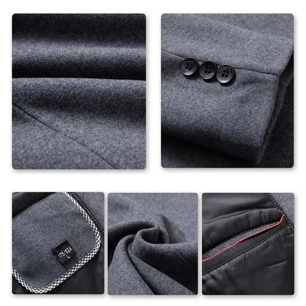 Мужской повседневный Блейзер yunклос приталенная куртка Новое поступление