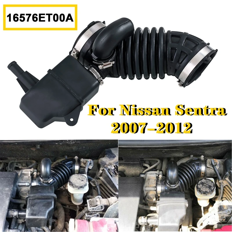 

Air Intake Hose Car Cold Air Filter Induction Kit Intake Induction Pipe For 07-12 Nissan Sentra 2.0L 16576ET00A 696-00