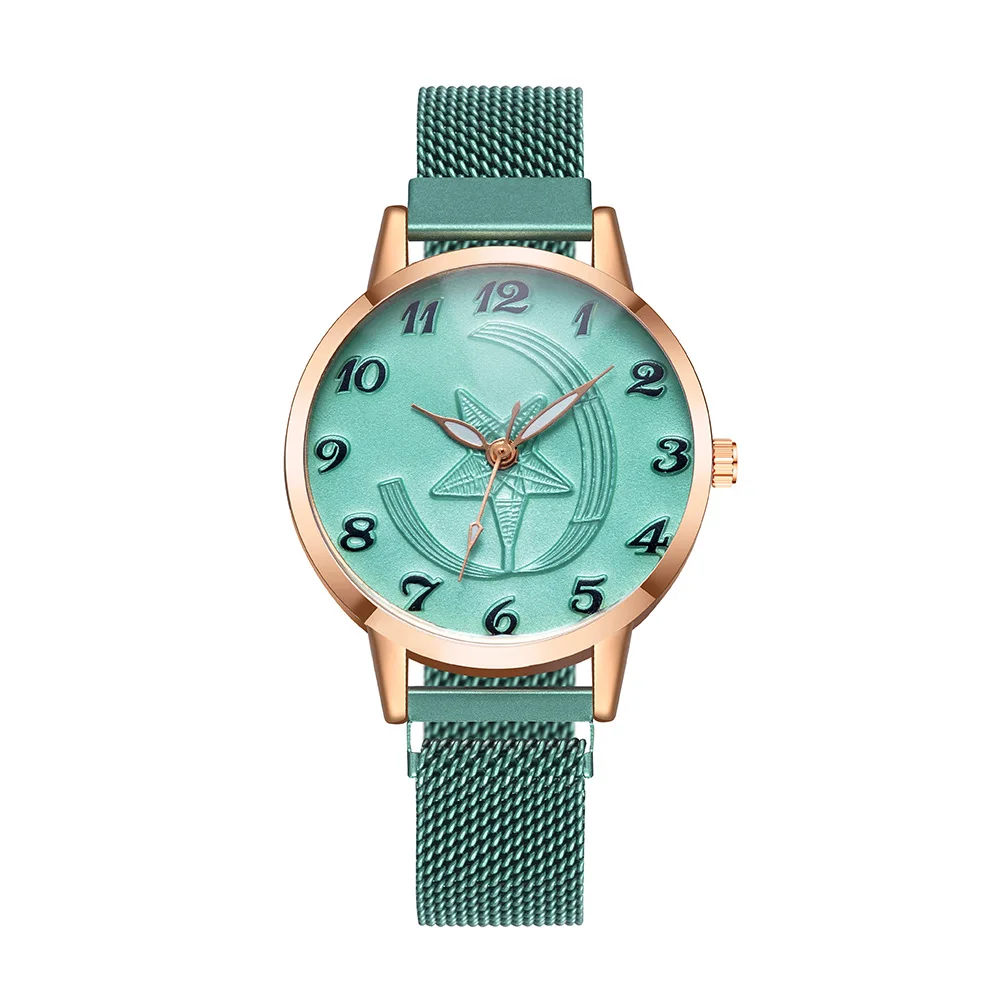 

New Women Watches Dashion Flowers Ladies Watch Casual Magnetic Strap Quartz Wristwatch Clock Gifts Relogio Feminino