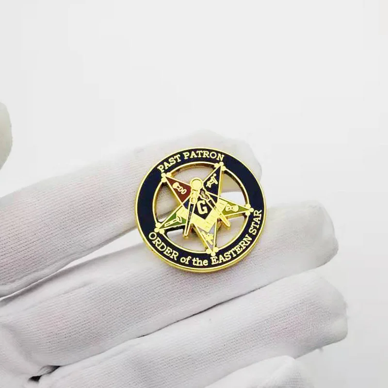 Freemasonry East Star Past Guardian Collar Mason (SCA) Freemasonry|Броши| |