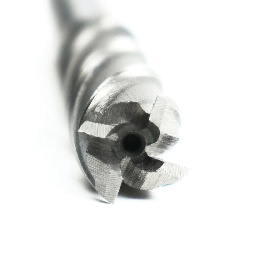 

Tool End Mill 1/4'' 4 Flute Groove HSS High Speed Steel Milling Spiral