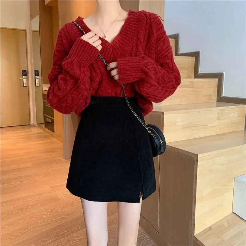 

Women's Korean Skirt Kawaii Spring Summer Skirt 2021 Woman Korean Fashion Little Guy High Waist Mini Skirt For Teen E Girls