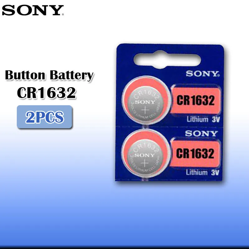 2 шт./лот sony CR1632 3 в 100% оригинальная литиевая батарея для часов пульт