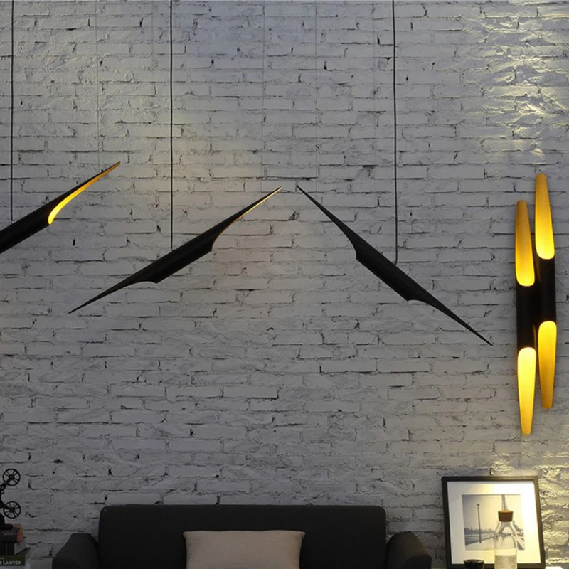 

Modern Delightfull Coltrane Pendant Light living room decoration Black Gold Inclined luminaire hang lamp for bedroom bar hotel