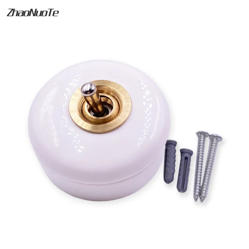 1 способ 2 настенный Ретро Керамика тумблер Металлический Рычаг Творческий