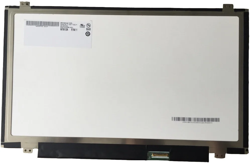 

14.0" Laptop Matrix For AUO B140XTN02.4 LCD Screen HD 1366X768 30 Pins Glossy Panel Replacement B140XTN02 V4 V.4
