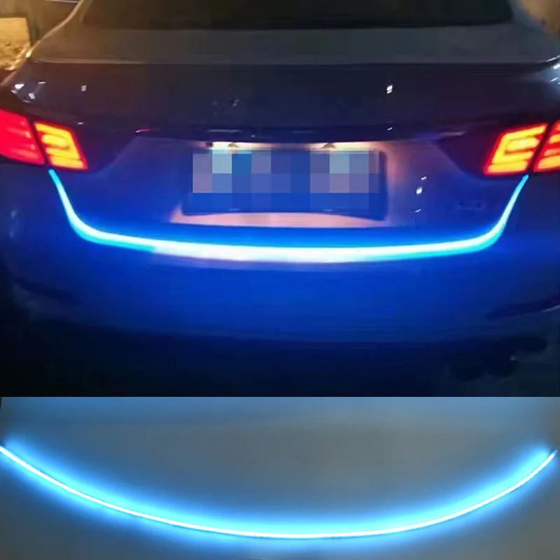 RGB потоковый светильник для автомобиля светодиодный фонарь задних ворот