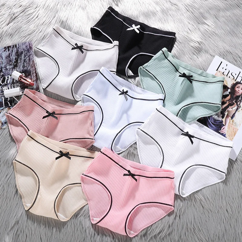 R1 Новые бесшовные трусики с резьбой Трусы со средней талией нижнее белье