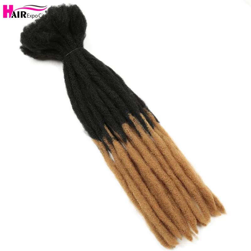 22 Inch Dreadlocks Crochet Braids Hair Synthetic Faux Locs For Men And Women Ombre Braiding Hair Extensions Hair Expo City