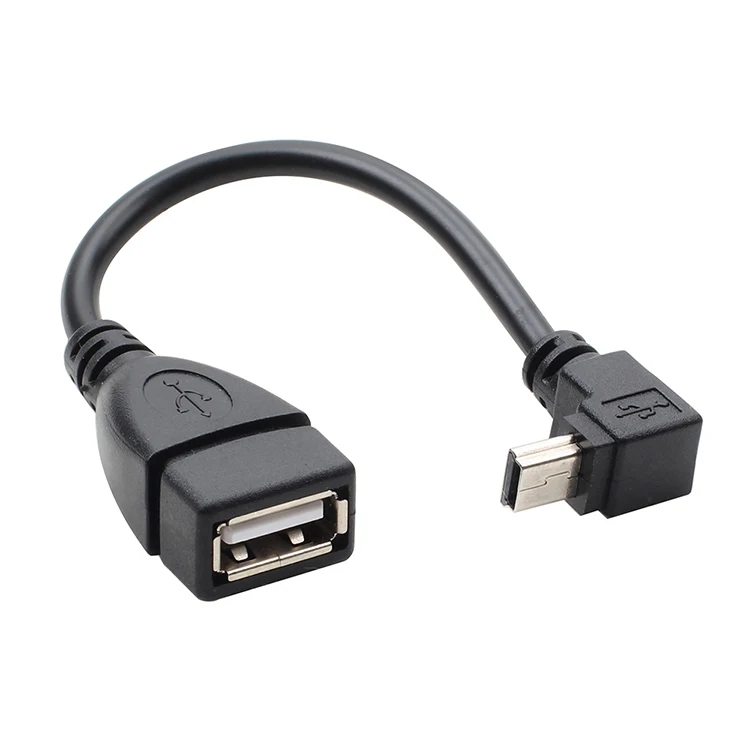 USB Mini 5 контактный штекер 2 0 Женский Джек хоста OTG адаптер Соединительный кабель с