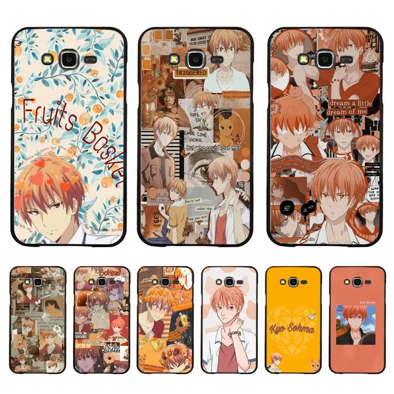 

Fruits Basket Kyo Sohma Phone Case For Samsung Galaxy J4plus J6 J5 J72016 J7prime cover for J7Core J6plus