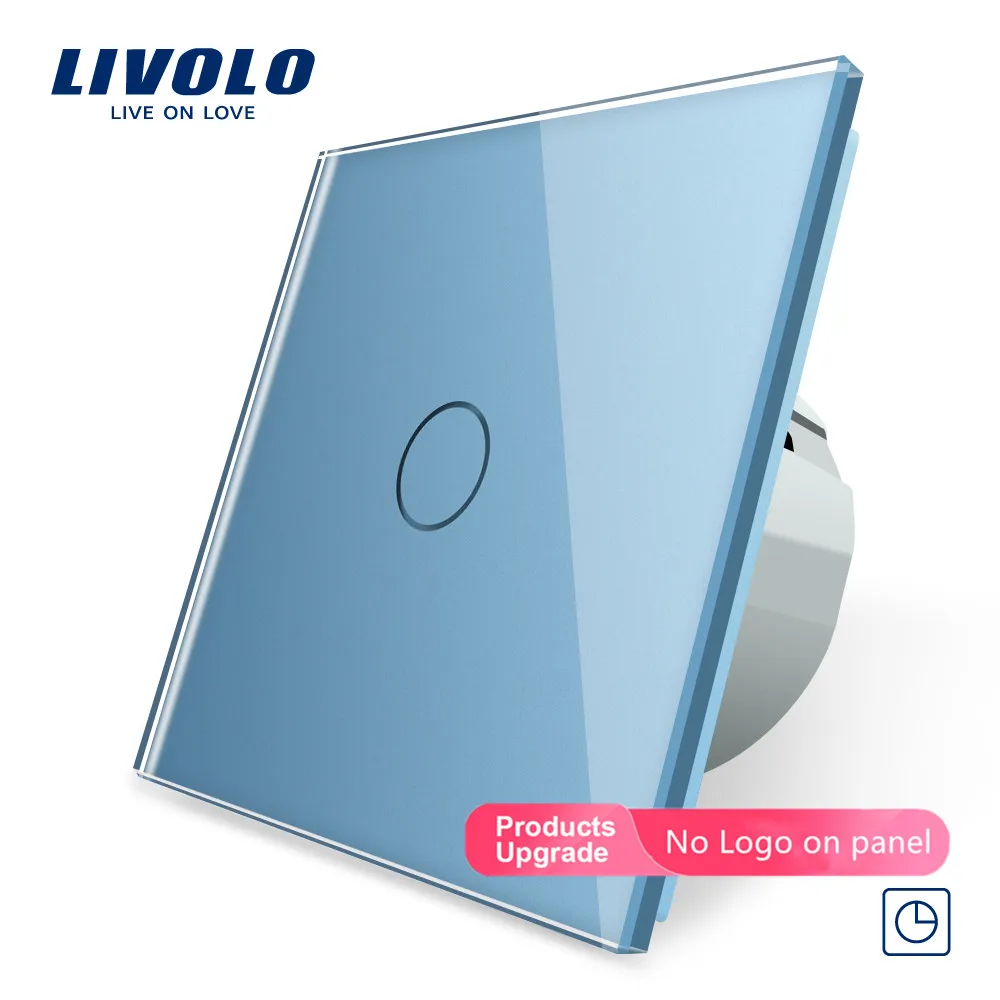 Livolo/Стандартный таймер (30s задержки) переменный ток 220 ~ 250V Стекло Панель