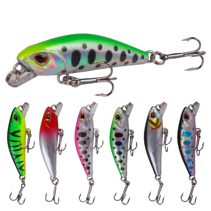 

Japanese Design Pesca Wobbling Fishing Lure 45mm 3.5g Sinking Minnow Isca Artificial Baits for Bass Perch Pike Trout