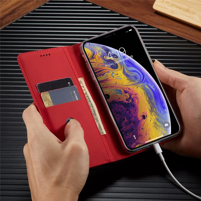 Флип кожаный чехол-бумажник для iPhone XR XS Max X чехол с магнитной картой для iPhone 11 Pro Max 6 6S 7 8 Plus чехол для телефона Coque Hoesje