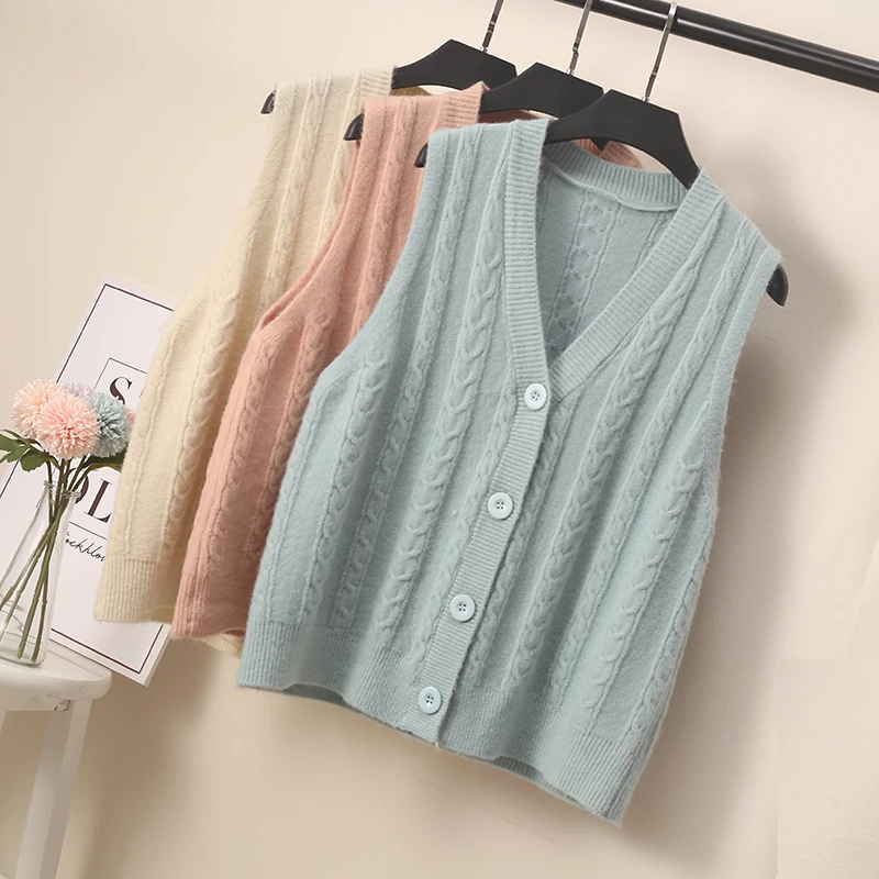 

Женский вязаный свитер, однобортный Кардиган в винтажном стиле, весна-осень 3 вида цветов