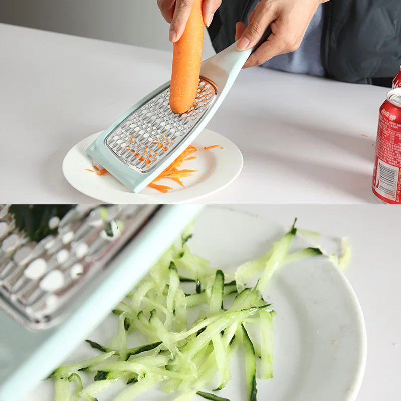 Многофункциональная практичная терка для овощей и сыра из нержавеющей стали с