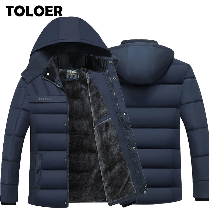 Мужская Зимняя Толстая флисовая длинная куртка новинка 2020 Мужское пальто с