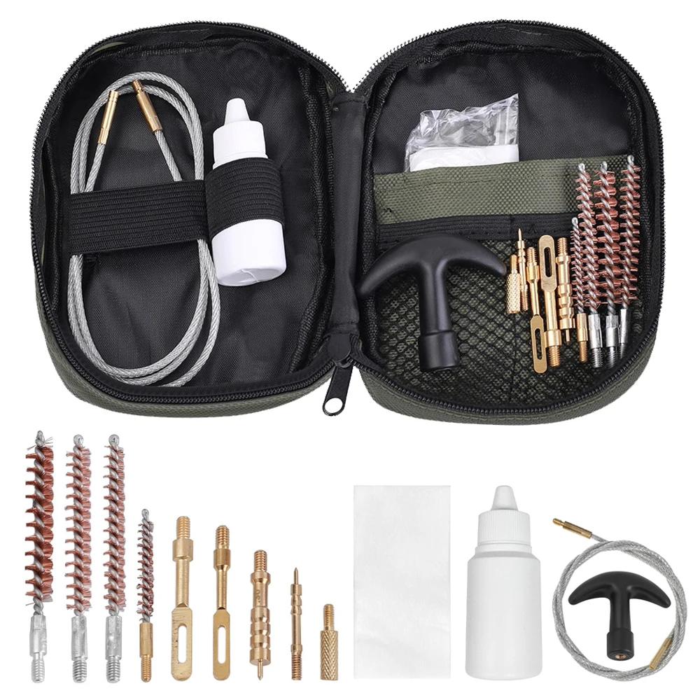 13 шт. тактический пистолет комплект для чистки пистолета набор. 17cal .22cal .30cal 270/8.280cal